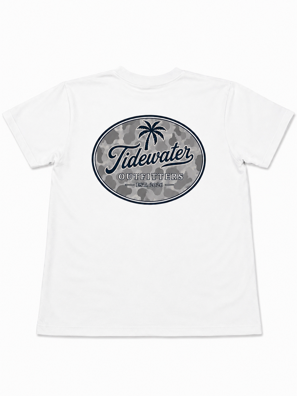 classic logo grey camo T-shirt
