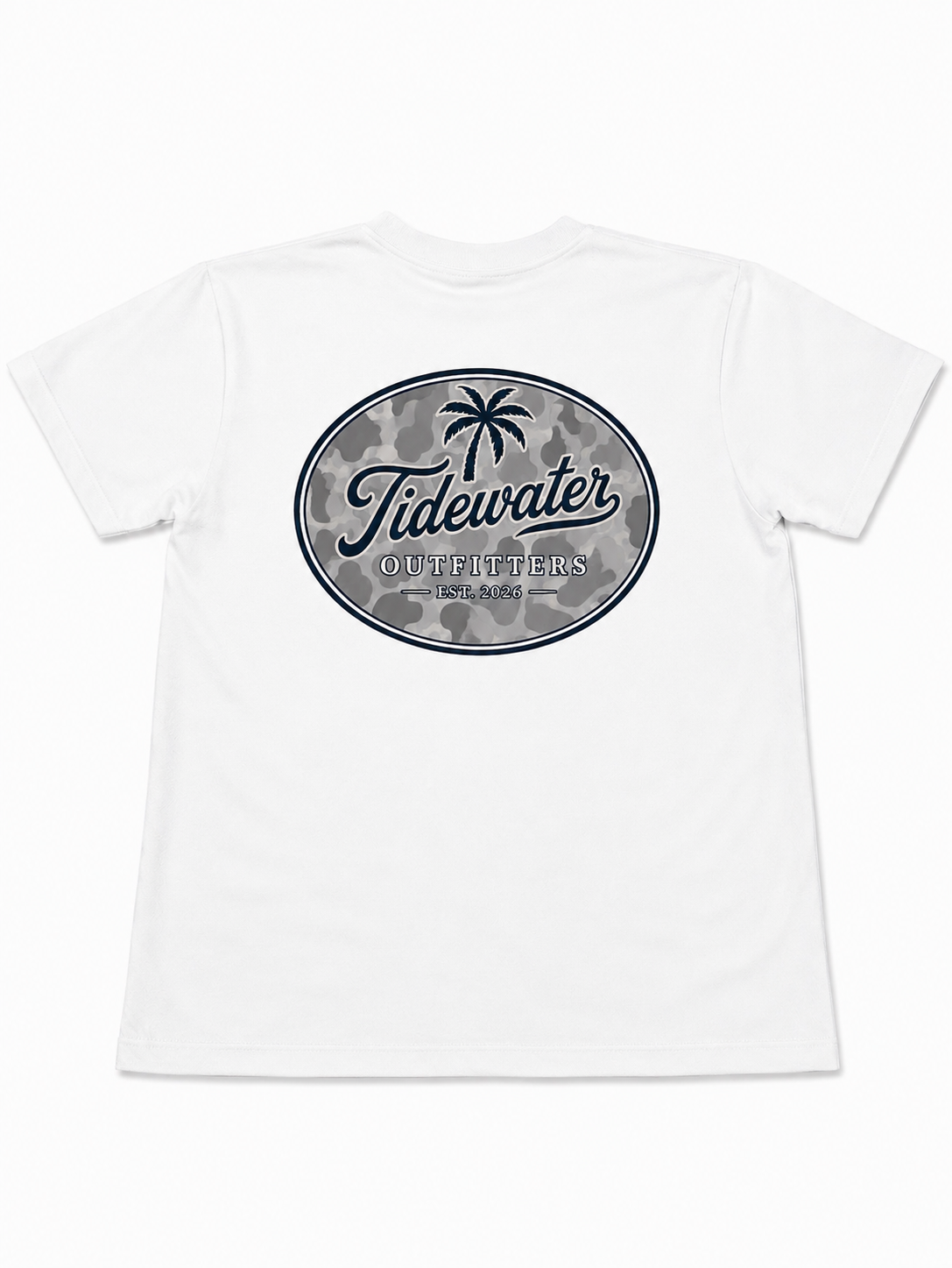classic logo grey camo T-shirt